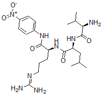 CAS 登录号：64816-14-4， 缬氨酰-亮氨酰-精氨酰对硝基苯胺