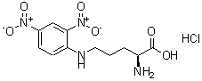 CAS 登录号：64821-45-0， N<sup>5</sup>-(2,4-二硝基苯基)鸟氨酸盐酸盐(1:1)