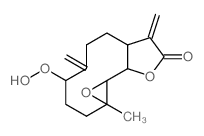 CAS#: 64845-91-6, (1aR,4R,7aS,10aS,10bR)-2,3,4,5,6,7,7a,8,10a,10b-Decahydro-4-Hydroperoxy-1alpha-Methyl-5,8-Bis(Methylene)Oxireno[9,10]Cyclodeca[1,2-b]Furan-9(1aH)-One