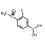 CAS#: 648904-83-0, [3-Fluoro-4-(methylsulfonyl)phenyl]boronic acid