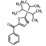CAS 登录号：648929-24-2， 苯基[2-(三异丙基硅烷基)-1,3-恶唑-5-基]甲酮