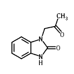 CAS 登录号：64928-98-9， 1-(2-氧代丙基)-1,3-二氢-2H-苯并咪唑-2-酮