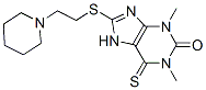 CAS#: 6493-46-5, 8-[(2-Piperidinoethyl)Thio]-3,7-Dihydro-1,3-Dimethyl-6-Thioxo-1H-Purin-2-One