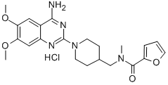 CAS#: 64951-34-4, N-((1-(4-Amino-6,7-Dimethoxyquinazolin-2-Yl)-4-Piperidinyl)Methyl)-N-Methyl-2-Furancarboxamide Hydrochloride