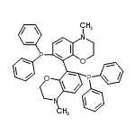 CAS#: 649559-67-1, 7,7'-Bis(diphenylphosphino)-4,4'-dimethyl-3,3',4,4'-tetrahydro-2H,2'H-8,8'-bi-1,4-benzoxazine
