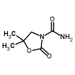 CAS#: 649568-14-9, 5,5-Dimethyl-2-oxo-1,3-oxazolidine-3-carboxamide