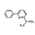 CAS#: 64958-51-6, 2-isopropyl-4-phenyl-pyrimidine