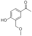 CAS 登录号：65033-20-7， 1-(4-羟基-3-甲氧基甲基-苯基)-乙酮