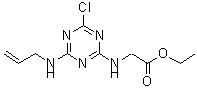 CAS 登录号：6504-88-7， N-[4-(烯丙基氨基)-6-氯-1,3,5-三嗪-2-基]甘氨酸乙酯