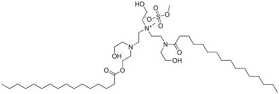 CAS#: 65060-08-4, (2-Hydroxyethyl)[2-[(2-Hydroxyethyl)(Palmitoyl)Amino]Ethyl][2-[(2-Hydroxyethyl)[2-(Palmitoyloxy)Ethyl]Amino]Ethyl]Methylammonium Methyl Sulphate