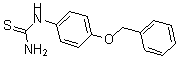 CAS#: 65069-53-6, N-[4-(Phenylmethoxy)Phenyl]-Thiourea