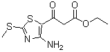 CAS#: 65095-75-2, Ethyl 3-[4-amino-2-(methylsulfanyl)-1,3-thiazol-5-yl]-3-oxopropanoate