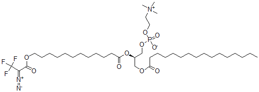 CAS#: 65114-55-8, 1-Palmitoyl-2-omega-(2-Diazo-3,3,3-Trifluoropropionyloxy)Lauroyl-Sn-Glycero-3-Phosphocholine