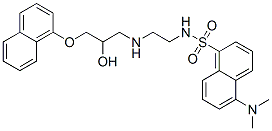 CAS#: 65118-46-9, 1-((2-(5-Dimethylamino)Naphthalene-1-Sulfonylaminoethyl)Amino)-3-(1-Naphthaleneoxy)-2-Propanol