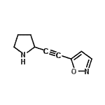 CAS#: 651314-31-7, 5-(2-Pyrrolidinylethynyl)-1,2-oxazole