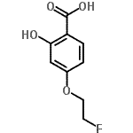CAS 登录号：651331-95-2， 4-(2-氟乙氧基)-2-羟基苯甲酸