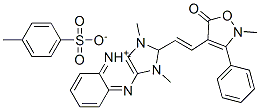 CAS#: 65151-66-8, 2-[2-(2,5-Dihydro-2-Methyl-5-Oxo-3-Phenylisoxazol-4-Yl)Vinyl]-1,3-Dimethyl-1H-Imidazo[4,5-b]Quinoxalinium Toluene-p-Sulphonate