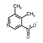 CAS#: 65169-36-0, 3,4-Dimethyl-5-nitropyridine