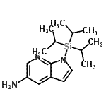 CAS#: 651744-47-7, 1-(Triisopropylsilyl)-1H-pyrrolo[2,3-b]pyridin-5-amine
