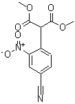 CAS 登录号：651747-69-2， (4-氰基-2-硝基苯基)丙二酸二甲酯
