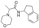 CAS 登录号：6520-57-6， N-(茚满-1-基)-2-吗啉基丙酰胺
