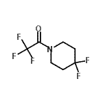 CAS#: 65220-85-1, 1-(4,4-Difluoro-1-piperidinyl)-2,2,2-trifluoroethanone