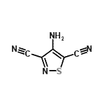 CAS#: 65237-28-7, 4-Amino-1,2-thiazole-3,5-dicarbonitrile
