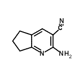 CAS#: 65242-18-4, 2-Amino-6,7-dihydro-5H-cyclopenta[b]pyridine-3-carbonitrile