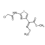 CAS#: 65243-10-9, Methyl (2Z)-{2-[(chloroacetyl)amino]-1,3-thiazol-4-yl}(methoxyimino)acetate