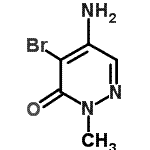 CAS#: 65269-63-8, 5-Amino-4-bromo-2-methyl-3(2H)-pyridazinone