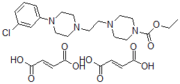 CAS#: 65274-79-5, But-2-Enedioic Acid, Ethyl 4-[2-[4-(3-Chlorophenyl)Piperazin-1-Yl]Ethyl]Piperazine-1-Carboxylate