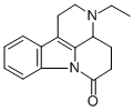 CAS#: 65284-98-2, 1,2,3,3a,4,5-Hexahydro-3-Ethyl-6H-Indolo(3,2,1-de)(1,5)Naphthyridin-6-One