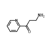 CAS 登录号：652972-07-1， 3-氨基-1-(2-吡啶基)-1-丙酮