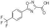 CAS#: 652979-81-2, 5-[4-(Trifluoromethyl)phenyl]-1,2,4-oxadiazole-3-carboxylic acid