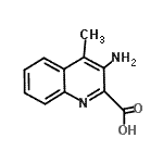 CAS#: 65298-48-8, 3-Amino-4-methyl-2-quinolinecarboxylic acid