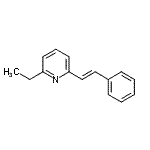 CAS#: 652987-50-3, 2-Ethyl-6-[(E)-2-phenylvinyl]pyridine