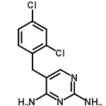 CAS#: 65321-42-8, 5-(2,4-Dichlorobenzyl)-2,4-pyrimidinediamine