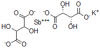 CAS#: 6535-15-5, 2,3-Dihydroxy- (2R,3R)-Butanedioic Acid Antimony Potassium Salt (2:1:1)