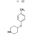 CAS 登录号：65367-97-7， 4-(4-甲基苯氧基)哌啶盐酸盐(1:1)