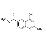 CAS#: 654051-82-8, Methyl 4-hydroxy-2-methyl-6-quinolinecarboxylate