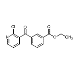 CAS#: 654059-12-8, Ethyl 3-[(2-chloro-3-pyridinyl)carbonyl]benzoate