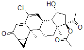 CAS 登录号：65423-26-9， 17-羟基环丙孕酮乙酸酯