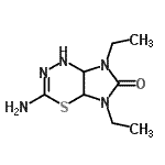 CAS#: 654636-57-4, 3-Amino-5,7-diethyl-4a,5,7,7a-tetrahydroimidazo[4,5-e][1,3,4]thiadiazin-6(1H)-one