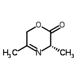 CAS#: 65479-21-2, (3S)-3,5-Dimethyl-3,6-dihydro-2H-1,4-oxazin-2-one