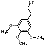 CAS 登录号：65495-26-3， 5-(2-溴乙基)-1,2,3-三甲氧基苯