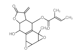 CAS#: 65522-32-9, (Z)-2-Methyl-2-Butenoic Acid (1aR,1bS,2aS,4S,4aS,7aR,8S,9aR)-Dodecahydro-4-Hydroxy-9alpha-Methyl-3,7-Bis(Methylene)-6-Oxobisoxireno[5,6:7,8]Cyclodeca[1,2-b]Furan-8-Yl Ester