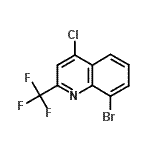 CAS#: 655235-61-3, 8-Bromo-4-chloro-2-(trifluoromethyl)quinoline