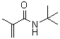 CAS 登录号：6554-73-0， N-叔丁基-2-甲基-2-丙烯酰胺