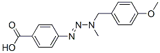 CAS#: 65542-18-9, 4-[3-(4-Methoxybenzyl)-3-Methyl-1-Triazeno]Benzoic Acid