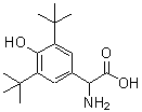 CAS#: 65559-23-1, Amino[4-hydroxy-3,5-bis(2-methyl-2-propanyl)phenyl]acetic acid
